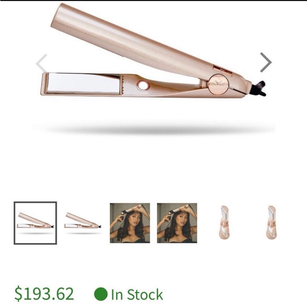 TYME 2in1 curling iron